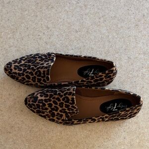 Leopard Print Loafers